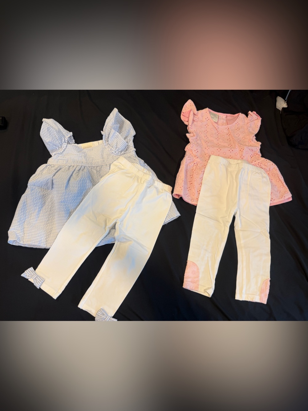 Bundle of Two First Impressions 2-Piece Outfits Size 24 Months